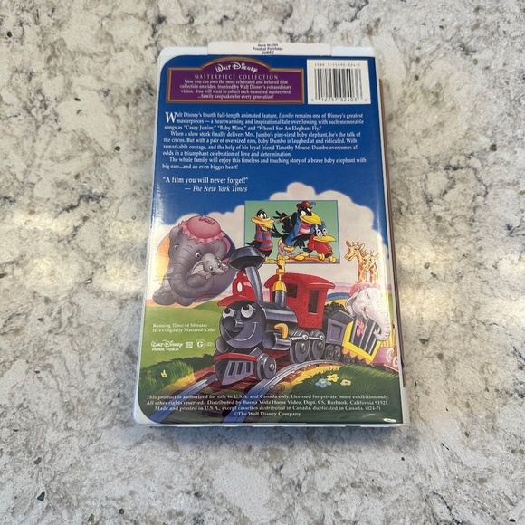 VHS - Dumbo‎ - - Picture 2 of 4